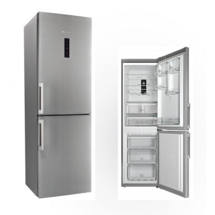 Frigorifero Combinato Hotpoint Modello Xh8 T3x Xozh/1 No Frost Colore Inox Classe Efficienza Energetica A+++