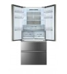 Frigorifero Combinato Haier HB18FGSAAA 4 Porte Titanium Largo 83 Cm Classe Energetica E