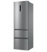 Frigorifero Combinato Haier HTR3619FNMN Silver 3 Porte 60 Cm Classe Energetica E