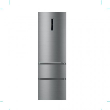 Frigorifero Combinato Haier HTR3619FNMN Silver 3 Porte 60 Cm Classe Energetica E