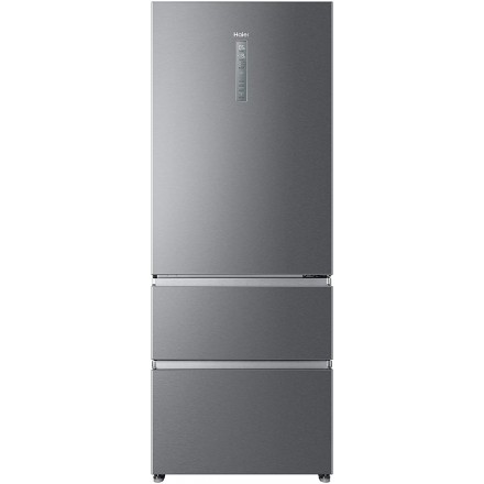 Frigorifero Combinato Haier A3FE743CPJ 3 Porte Inox Capacità 450L Classe Energetica E