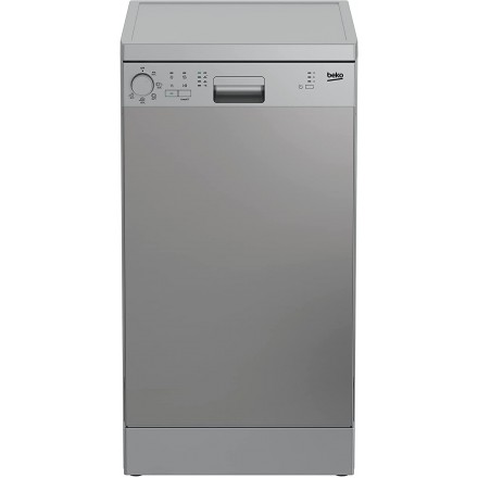 Lavastoviglie Beko slim  DFS05024X Inox Larghezza 44, 8 cm 10 Coperti Classe E