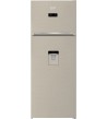 Frigorifero Beko RDNE455E30DBN Beige 70cm Nf Dispenser Classe F