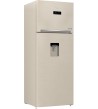 Frigorifero Beko RDNE455E30DBN Beige 70cm Nf Dispenser Classe F