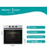 Forno A Incasso Hisense BI61111AX Inox 77 Lt Classe A