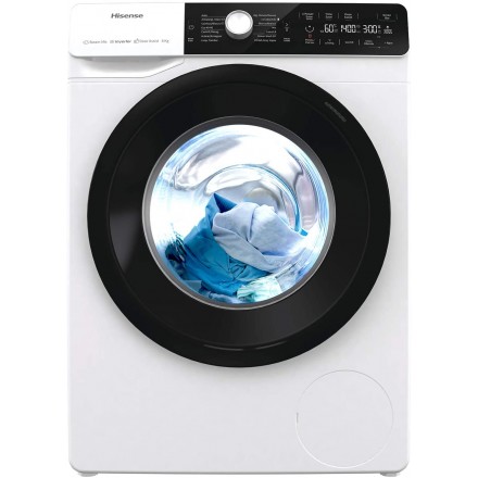 Lavatrice Hisense WFGA80141VM Lavatrice 8 kg Classe B Profondità 54 cm Centrifuga 1400 giri Vapore