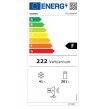 Frigorifero Doppia porta Hisense RT267D4AWF Statico Profondità 54,2 cm  Capacità 205 Litri Colore Bianco Classe energetica F