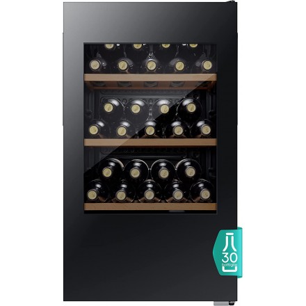 Candy DiVino CWC150EM/N Cantinetta Vino Refrigerata, 41 Bottiglie, Luci a  LED e Trattamento anti UV, Ripiani in Acciaio Inox, Libera Installazione,  49x55x84.5 cm, Nero, Classe G : Candy: : Grandi elettrodomestici