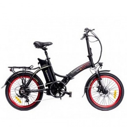Bicicletta Elettrica AR-BI-210021 Pedalata Assistita E-bike 250 W Autonomia MAX 70 KM Colore Nero / Rosso