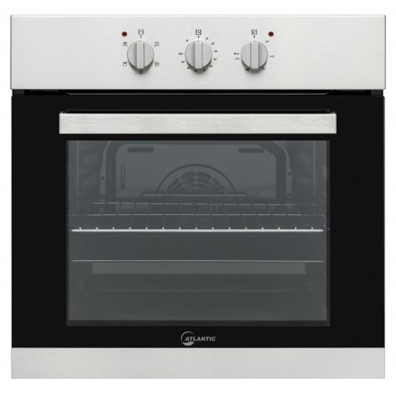 Forno A Incasso Atlantic AT.BO17X5X Ventilato Capacità 65 LT Profondità 64 CM Colore Nero/inox Classe Energetica A