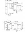 Forno A Incasso Zerowatt ZFP605X/E Ventilato Capacità 65 LT Profondità 56,8 CM