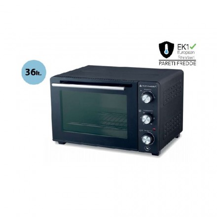 Forno Elettrico Pyramidea FOK3612 Profondità 31,5 CM Capacità 36 LT Potenza 1500 Watt Colore Nero