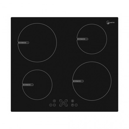 Piano Cottura A Induzione Atlantic ATVIFCT.13PM Profondità 60 CM Colore Nero