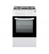 Cucina A Gas Beko CSS42014FW Con Forno Elettrico 50X50 CM Potenza 7500 Watt Fuochi 4 Colore Bianco