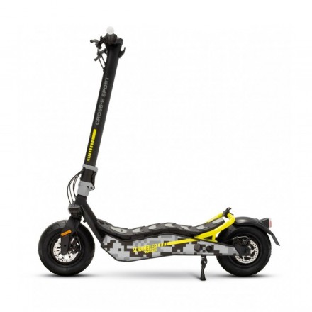 Monopattino Elettrico Ducati SC-MO-220003 Cross E Sport Velocità 25 KM Potenza 350 W Colore Nero/giallo