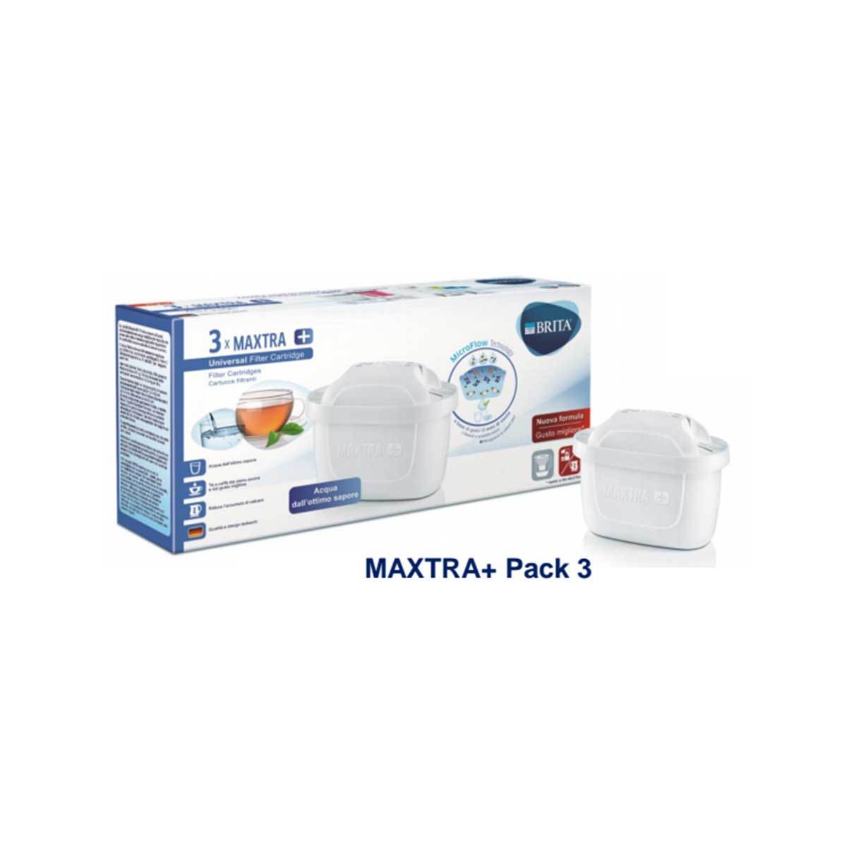 Brita Filtri Maxtra per Caraffa Filtrante Confezione da 4 Mesi, 4