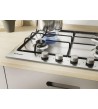 Candy Piano Cottura CHW6BRX 4 Fuochi A Gas Colore Acciaio Inox