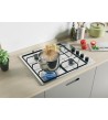 Candy piano cottura CHW6LBX 4 fuochi a Gas Larghezza 60 cm Colore Inox