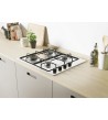 Candy piano cottura CHW6LBX 4 fuochi a Gas Larghezza 60 cm Colore Inox