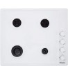 Candy piano cottura CHW6LWW 4 fuochi a Gas Larghezza 60 cm colore Bianco
