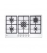 Candy Piano Cottura CHG93WX/1 5 Fuochi A Gas Colore Acciaio Inox Larghezza 86 Cm