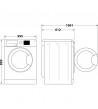 Indesit Lavatrice BWA81496XWVIT Capacità 8 Kg Profondita'63 Cm 1400 Giri Classe Energetica A