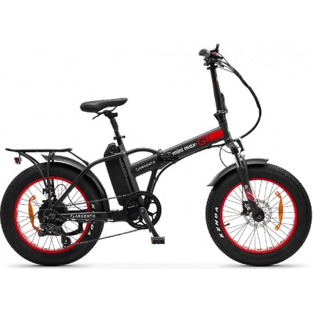 Bici Elettrica Pieghevole AR-BI-210038  Argento Bike con Pedalata Assistita