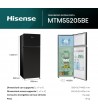 Hisense Frigorifero MTM55205BE Doppia porta Capacità 206 lt Colore Nero Classe Energetica E
