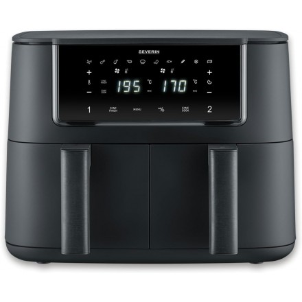 Severin Friggitrice Ad Aria FR2463 Potenza 2600 Watt Capacità 4 LT X2   11 Programmi