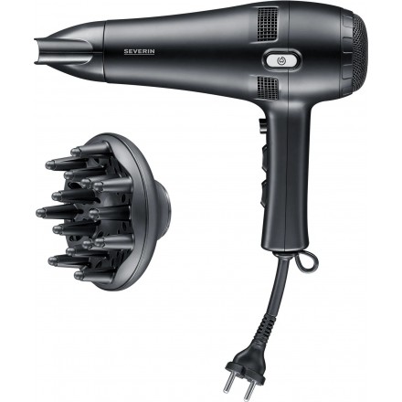 Severin Asciugacapelli HT 0165 Riavvolgimento Cavo Potenza 2100 Watt Styling Preciso