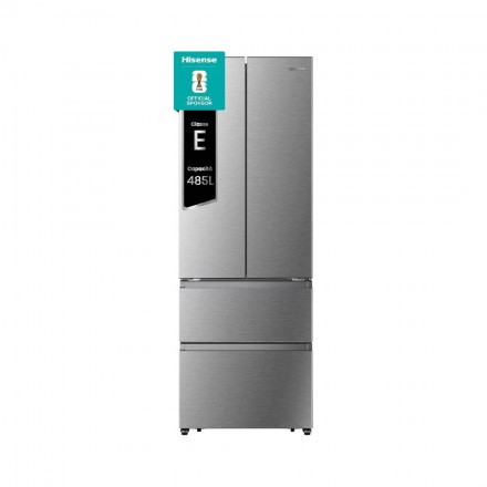 Hisense Frigorifero RF632N4BCE Capacità  485 Lt Classe Energetica E Colore Inox  Altezza 200 Cm