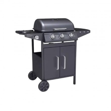 PYRAMIDEA Barbecue A Gas  BBQ3PL1 3 Fuochi Potenza 2.9 KW + 1 Laterale Potenza 2.5 KW