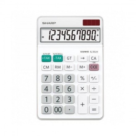 SHARP Calcolatrice EL331WB Da Tavolo