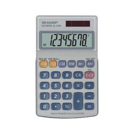 SHARP Calcolatrice EL250S Tascabile