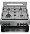 Indesit Cucina A Gas I6G3PMS 73 Lt 2300 W Inox Classe Energetica A