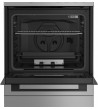 INDESIT Cucina A Gas I6GGKMS 4 Fuochi 64 Lt 15 W Inox Classe Energetica A