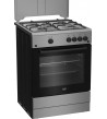 BEKO Cucina FBE62120XD Forno Ventilato Multifunzione 4 Fuochi Classe A Inox Libera Installazione