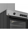 BEKO Cucina FBE62120XD Forno Ventilato Multifunzione 4 Fuochi Classe A Inox Libera Installazione