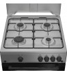 BEKO Cucina FBE62120XD Forno Ventilato Multifunzione 4 Fuochi Classe A Inox Libera Installazione