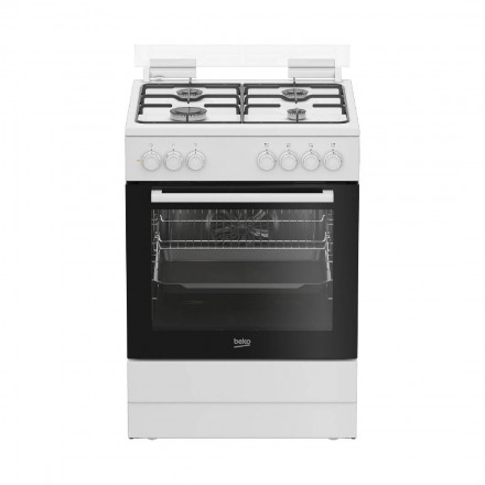 BEKO Cucina FBE62011WC Forno Ventilato Multifunzione 4 Fuochi Classe A Bianca Libera Installazione