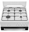 BEKO Cucina Con Forno A Gas FBG62010DW 4 Fuochi Classe A Bianca Libera Installazione