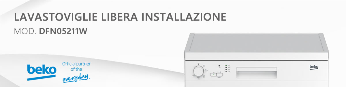 banner lavastoviglie dfn05211w a libera installazione
