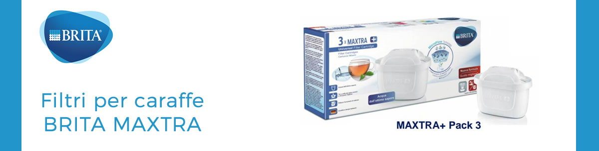 Confezione Filtri MAXTRA + Pack 3 Per Caraffa Brita