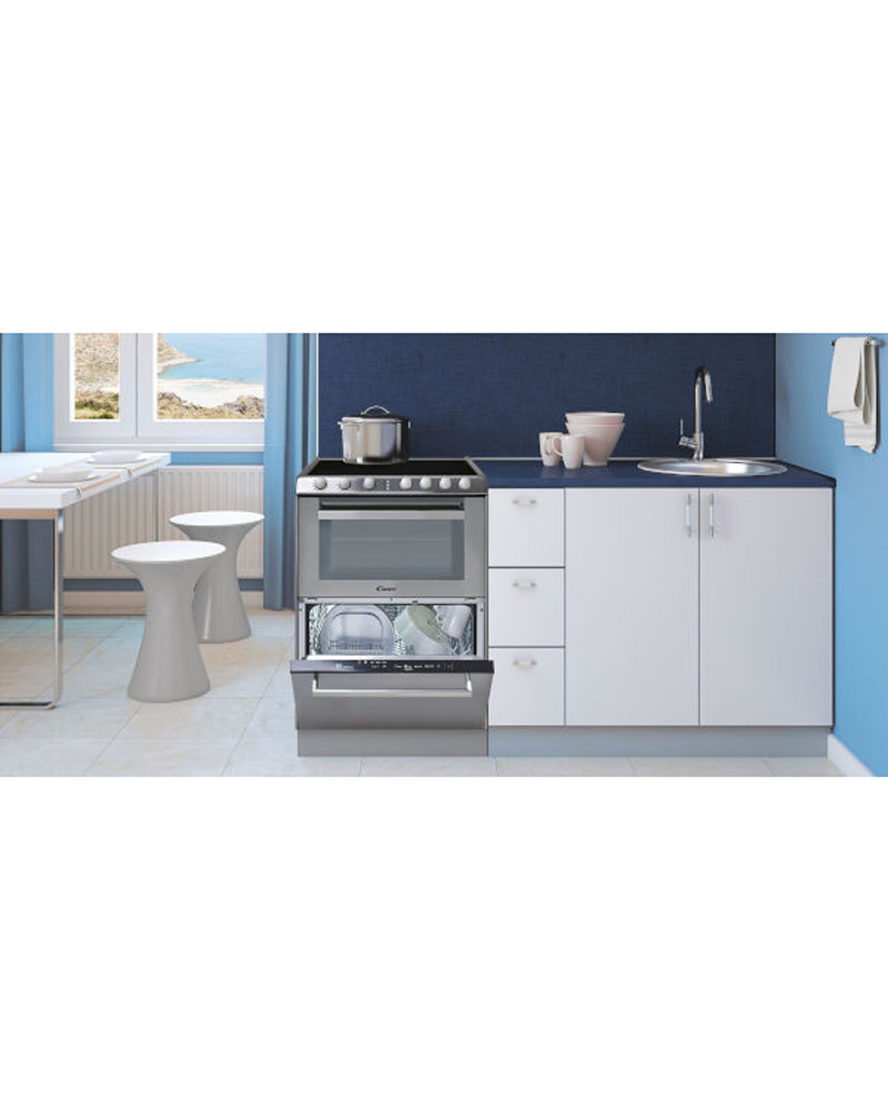 Trio Candy TRIO9501/1X/NG (Piano Cottura +forno+ Lavastoviglie)inox Classe  A - Mondo Elettrodomestici