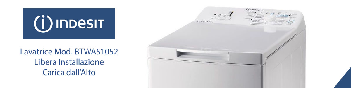 lavatrice indesit btwa51052 a libera installazione banner