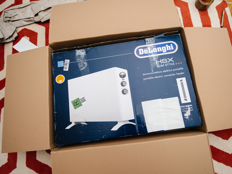 Termoconvettore De Longhi HSX3320FS Slim Style 2000 Watt - Mondo  Elettrodomestici