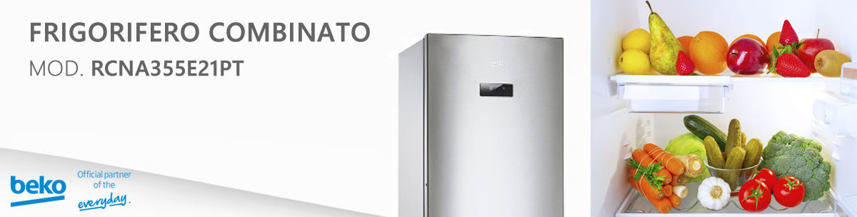 frigorifero Beko rcna355e21pt a libera installazione banner