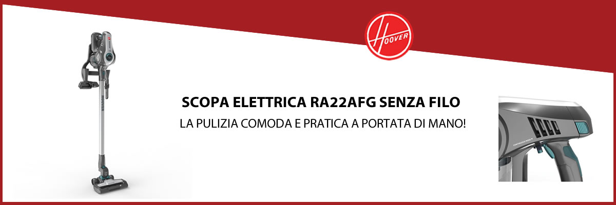 banner scopa elettrica Hoover RA22AFG