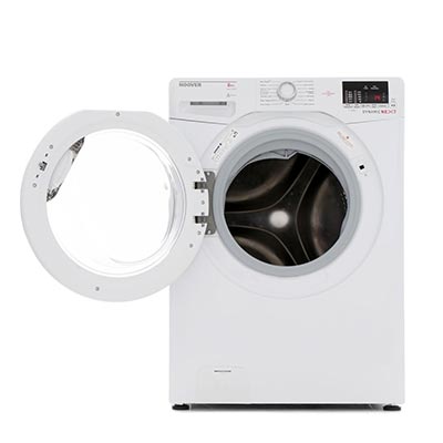 lavatrice hoover dwft413ah8 aperta