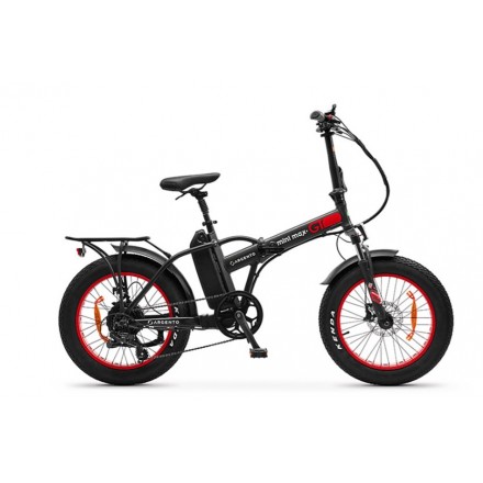 Bici Elettrica Pieghevole AR-BI-210038  Argento Bike con Pedalata Assistita